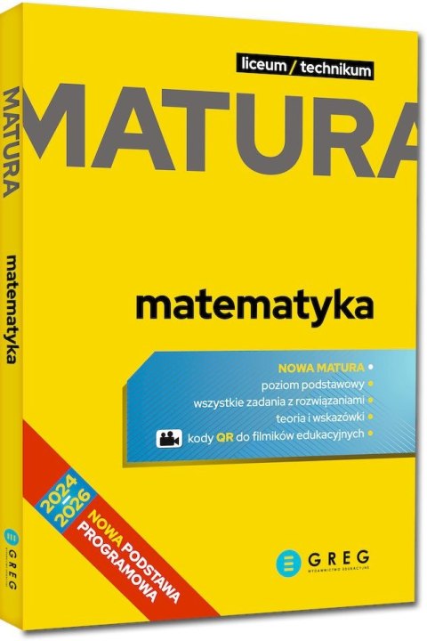 Matematyka. Matura. Poziom podstawowy. Repetytorium maturalne wyd. 2025