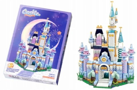 Klocki Konstrukcyjne Zamek Księżniczki 6w1 535 elementów