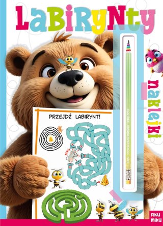 Labirynty z tęczowym ołówkiem