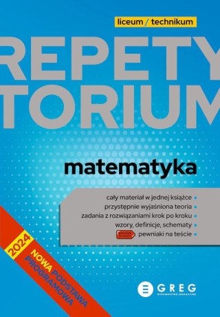 Matematyka. Repetytorium. Liceum/technikum wyd. 2025