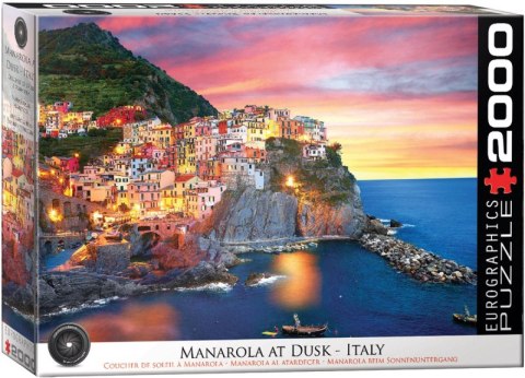 Puzzle 2000 Manarola At Dusk Italy 8220-5635
