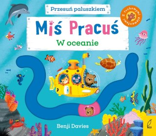 W oceanie. Miś Pracuś. Przesuń paluszkiem