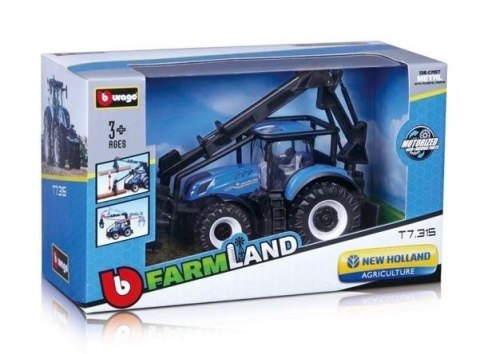 BBURAGO MODEL TRACTOR FORESTRY NEW HOLLAND 10CM