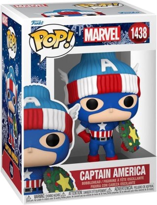 Figurka Marvel Holiday Captain America Funko Pop