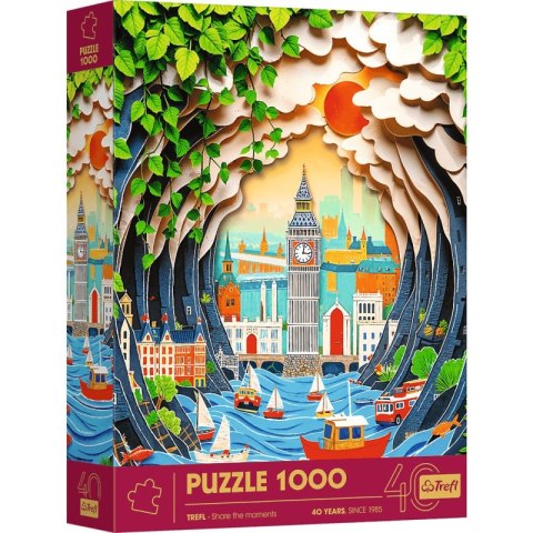 Puzzle 3D 1000 40-lecie Trefl Londyn 40043