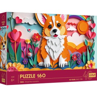 Puzzle 3D 160 40-lecie Trefl Piesek 40050