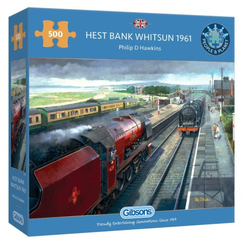 Puzzle 500 Stacja kolejowa Hest Bank 111775