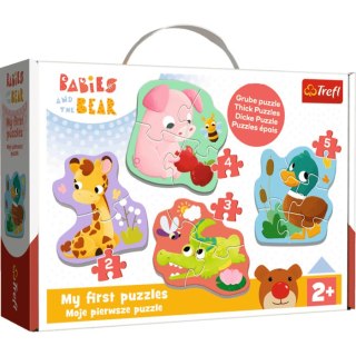 Puzzle Baby Classic Bobaskowe zwierzątka 36135