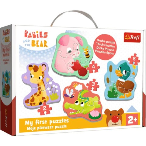 Puzzle Baby Classic Bobaskowe zwierzątka 36135