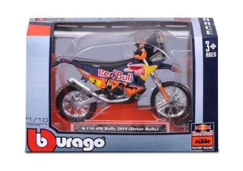 Bburago Model 1:18 KTM 450 Rally Dakar 2019 18-51086
