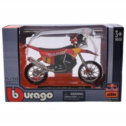 Bburago Model 1:18 Motocykl KTM Gasgas RX450F Dakar 2023 18-51091