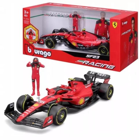 Bburago Model 1:24 Ferrari SF-23 figurka Carlos Sainz 18-26809_55