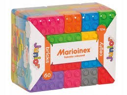 Klocki Cegły Junior 60 elementów