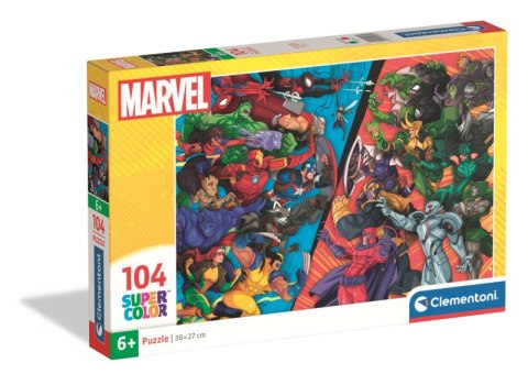 Puzzle 104 Super kolor Marvel 25061