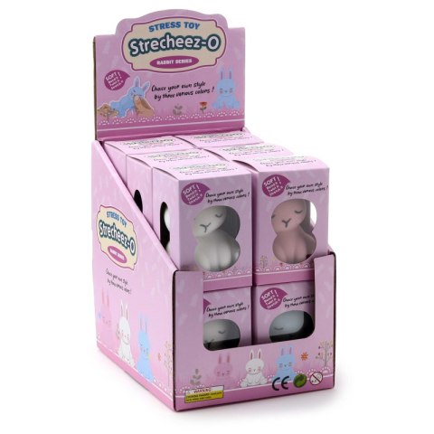 Gniotek rozciągliwy Króliczek 1szt.mix TY913