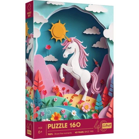 Puzzle 3D 160 40-lecie Trefl Jednorożec 40047