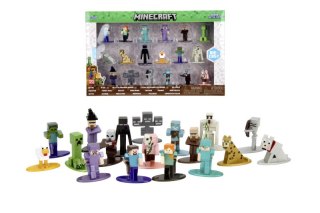 Figurki JADA Minecraft metalowe 4cm 18 sztuk W12