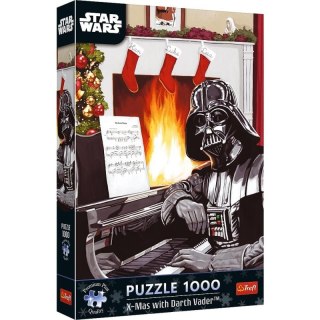 Puzzle 1000 XMAX Trefl Premium Plus - Święta z Darth Vader 12085