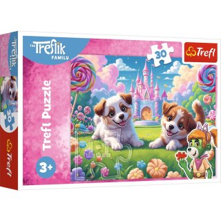 Puzzle 30 Świat Pełen Uśmiechu Rodzina Treflików 18319