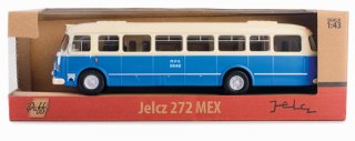 PRL Jelcz 272 Autobus MEX niebieski w skali 1:43