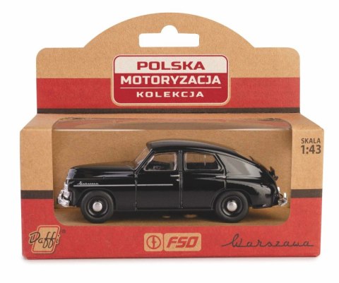 PRL Warszawa M20 czarny w skali 1:43