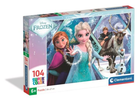 Puzzle 104 Super kolor Frozen 25045