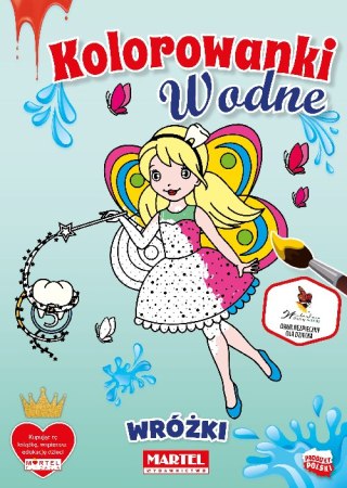 Wróżki. Kolorowanka wodna