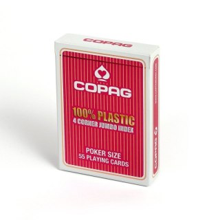 Karty do gry Poker Copag Jumbo czerwone