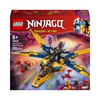 Lego Ninjago Ras i burzowy superodrzutowiec Arina 71833