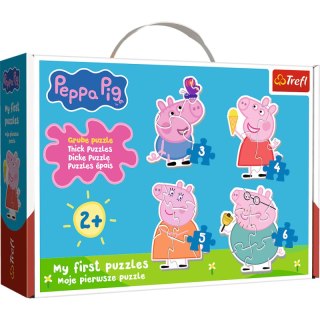 Puzzle Baby Classic Mała Świnka wśród przyjaciół Peppa Pig 36137