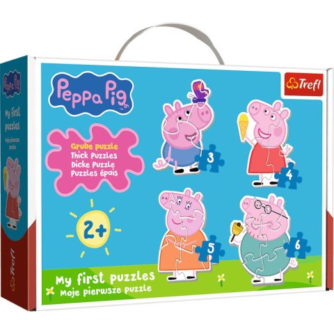 Puzzle Baby Classic Mała Świnka wśród przyjaciół Peppa Pig 36137