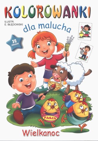 Wielkanoc. Kolorowanki dla malucha
